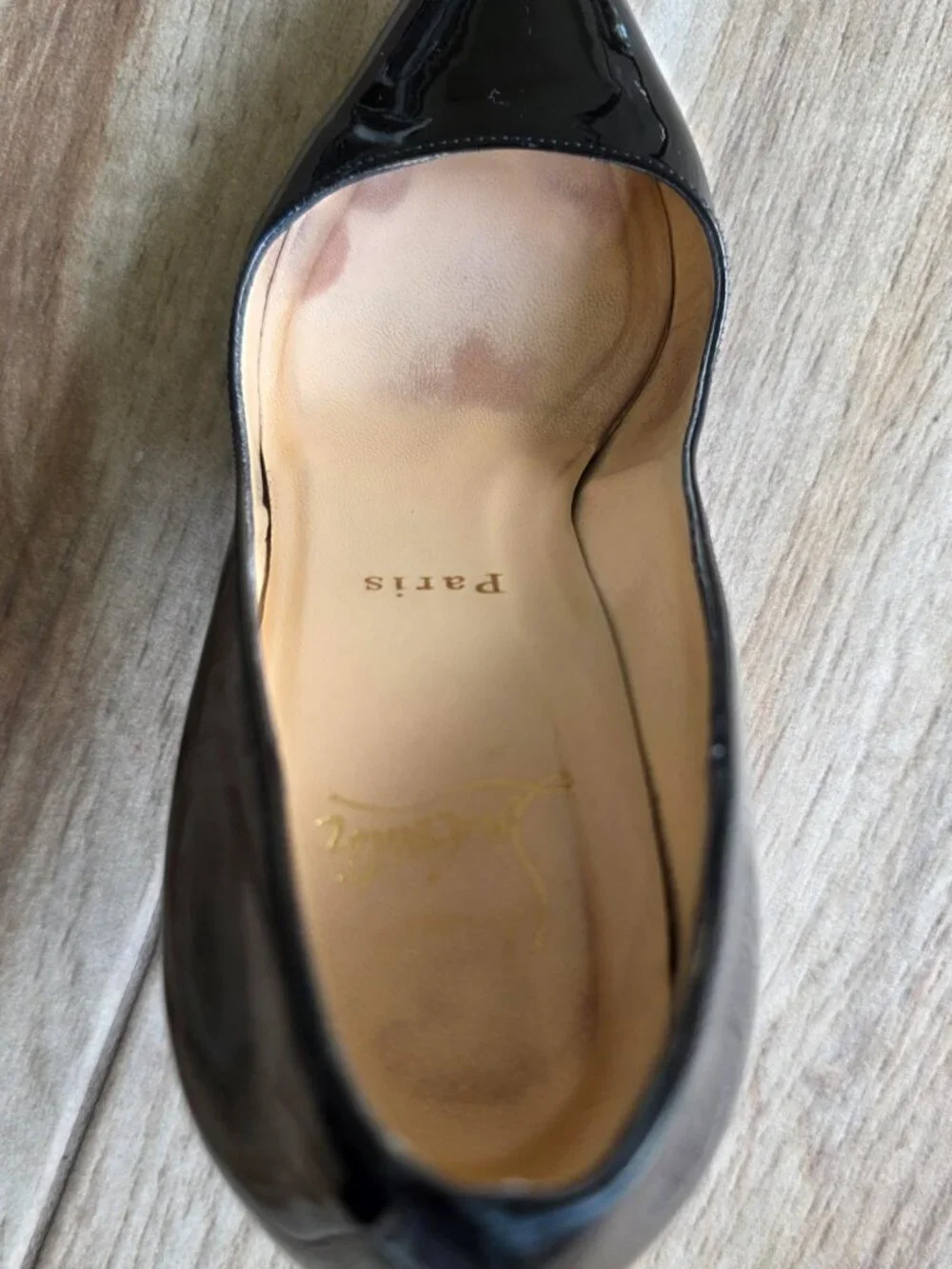 Christian Louboutin So-Kate 120  Black Patent Leather Pumps Eur. 36